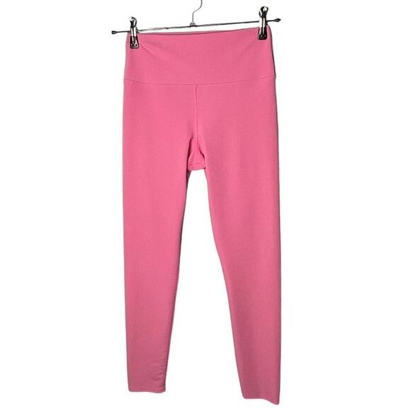 Beach Riot Ayla Ribbed High Waisted Leggings Pink Size Large - Picture 1 of 7